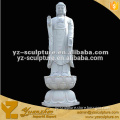 Chinese Standing Naural Stone Buddha Carving sculpture
